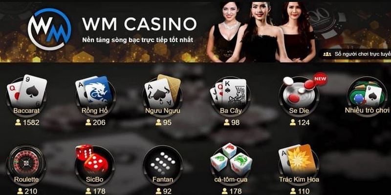 Rồng hổ là tựa game hấp dẫn không thể bỏ qua tại WM Casino